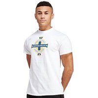 Official Team Northern Ireland Crest T-Shirt - White - Mens