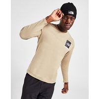 The North Face Fine Box Long Sleeve T-Shirt - Brown - Mens