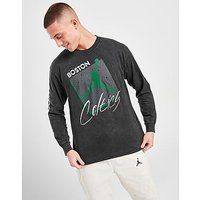 Jordan NBA Boston Celtics Long Sleeve T-Shirt - Black - Mens