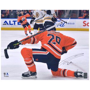 Leon Draisaitl Edmonton Oilers Autographed 16″ x 20″ Goal Celebration Photograph Leon Draisaitl Edmonton Oilers Autographed 16″ x 20″ Goal Celebration Photograph