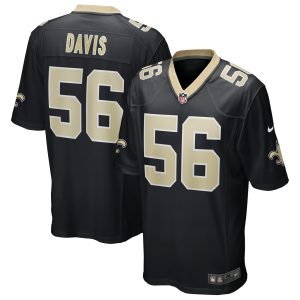 New Orleans Saints Nike Home Game Jersey – Black – Demario Davis – Mens New Orleans Saints Nike Home Game Jersey – Black – Demario Davis – Mens
