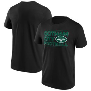 New York Jets Gotham City Football Iconic Hometown Graphic T-Shirt – Mens New York Jets Gotham City Football Iconic Hometown Graphic T-Shirt – Mens