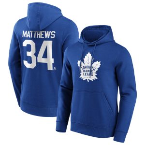 Toronto Maple Leafs Name & Number Graphic Hoodie – Matthews 34 – Mens