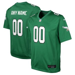 Philadelphia Eagles Nike Kelly Green Secondary Alternate Game Jersey – Custom – Youth Philadelphia Eagles Nike Kelly Green Secondary Alternate Game Jersey – Custom – Youth
