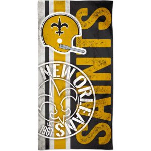 New Orleans Saints Retro Beach Towel New Orleans Saints Retro Beach Towel