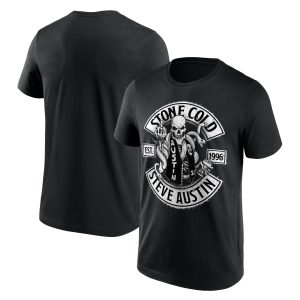 WWE Stone Cold Austin 3:16 Day Skull Est 1996 T-Shirt – Mens