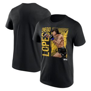 UFC Diego Lopes Strike T-Shirt – Black – Mens