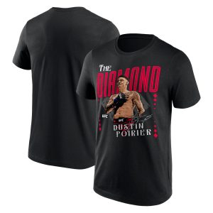 UFC Dustin Poirier The Diamond T-Shirt – Black – Mens