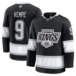 Los Angeles Kings Fanatics Branded Home Premium Jersey – Black – Adrian Kempe – Mens Los Angeles Kings Fanatics Branded Home Premium Jersey – Black – Adrian Kempe – Mens