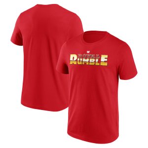 WWE Royal Rumble Logo T-Shirt – Red – Mens