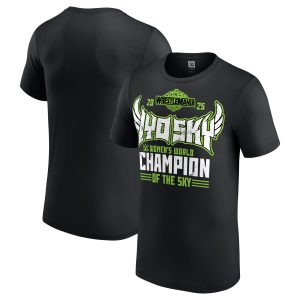 WWE Iyo Sky WrestleMania 41 Winner T-Shirt – Black – Mens