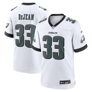 Philadelphia Eagles Nike Game Road Jersey – White – Cooper Dejean – Mens Philadelphia Eagles Nike Game Road Jersey – White – Cooper Dejean – Mens