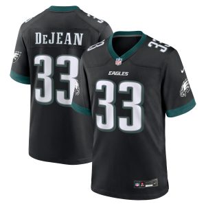 Philadelphia Eagles Nike Game Alternate Jersey – Black – Cooper Dejean – Mens Philadelphia Eagles Nike Game Alternate Jersey – Black – Cooper Dejean – Mens