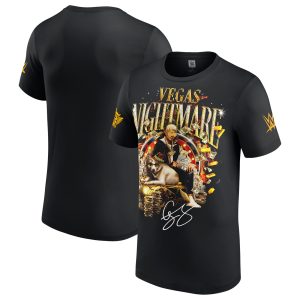 WWE Cody Rhodes Vegas Nightmare High-Roller T-Shirt – Black – Mens