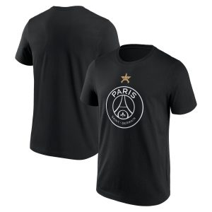 PSG European Champions Eiffel Star Graphic T-Shirt – Black