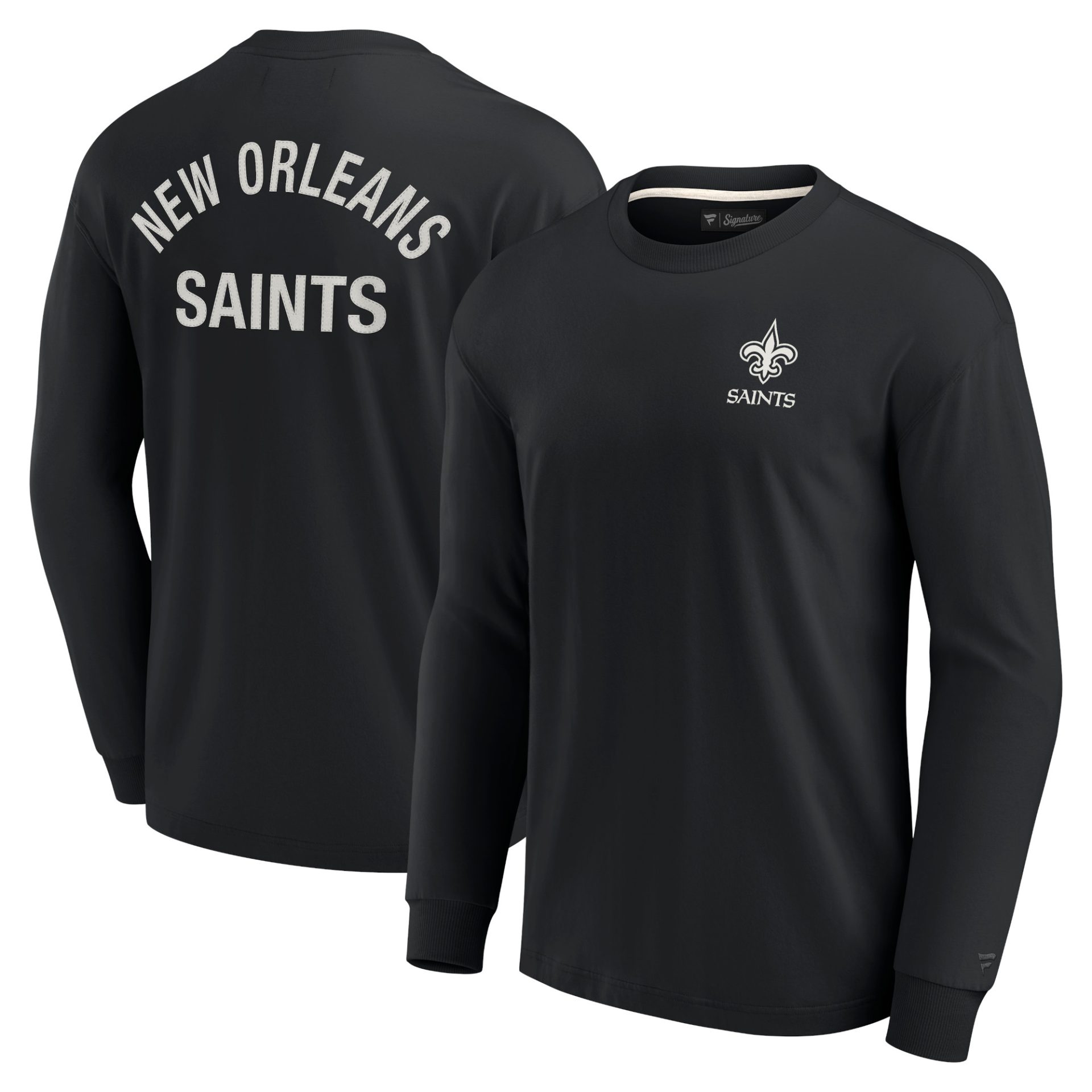 Unisex Fanatics Black New Orleans Saints Elements Super Soft Long Sleeve T-Shirt Unisex Fanatics Black New Orleans Saints Elements Super Soft Long Sleeve T-Shirt